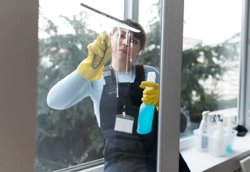 Nettoyage de vitres intérieures et extérieures à Villedieu-sur-Indre